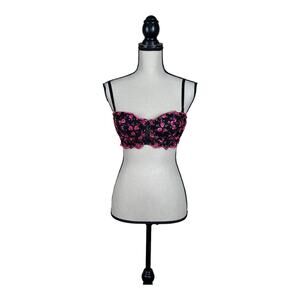 Victoria’s Secret Y2K Sexy Little Things Embroidered Jewel Underwire Padded Bra